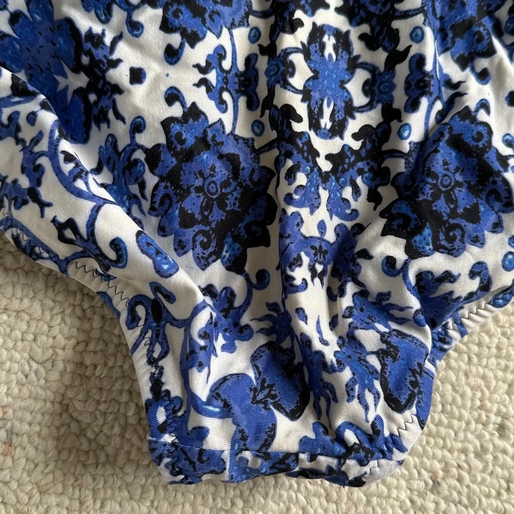 Anthropologie Nanette Lepore St. Etienne Goddess One Piece Halter Swimsuit - Picture 8 of 10